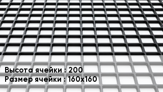 Георешетка 200 Ячейка: 160х160